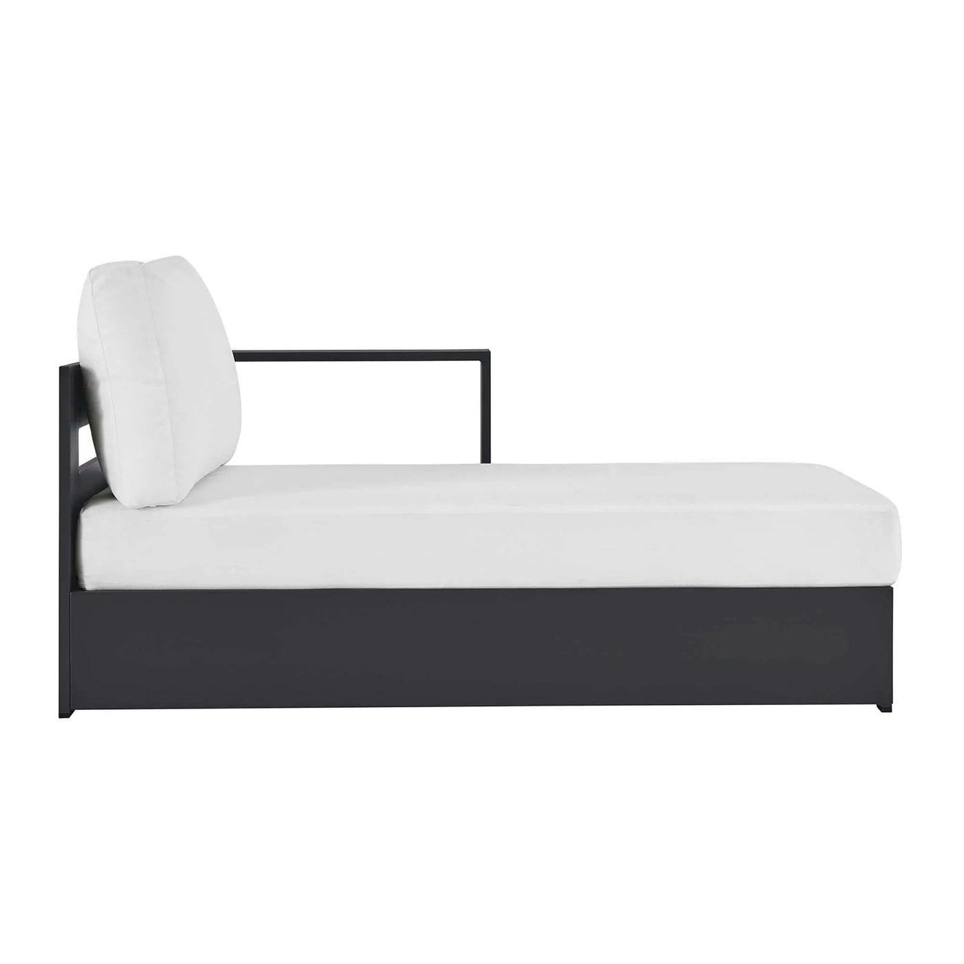 Tahoe Outdoor Patio Powder-Coated Aluminum Right-Facing Chaise Lounge by HouseOfZazla