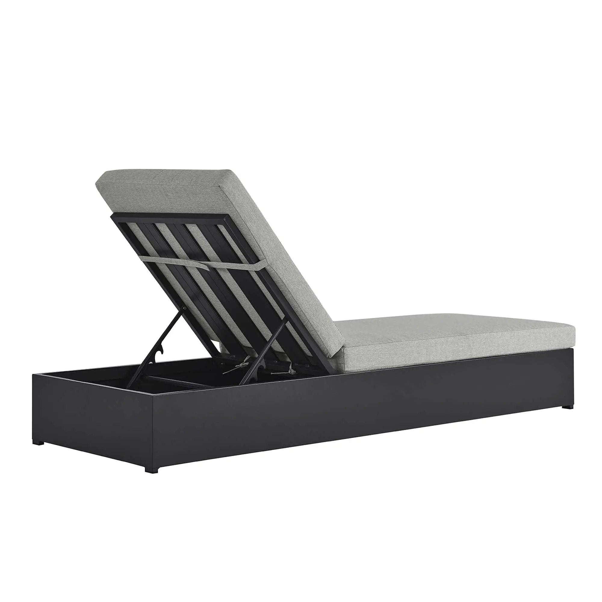 Tahoe Outdoor Patio Powder-Coated Aluminum Chaise Lounge Chair by Modway by HouseOfZazla