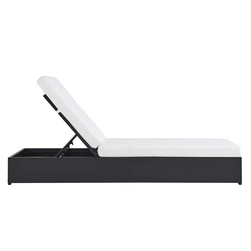 Tahoe Outdoor Patio Powder-Coated Aluminum Chaise Lounge Chair by Modway by HouseOfZazla