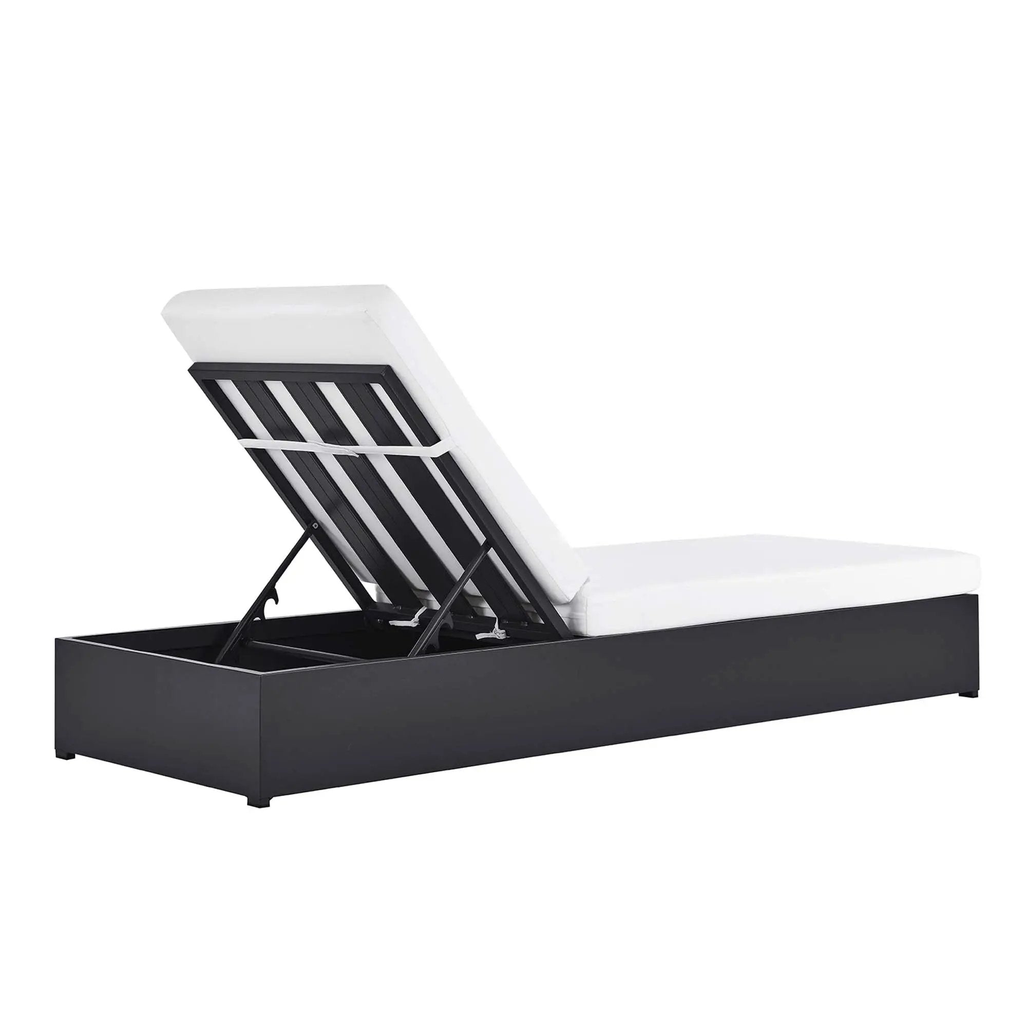 Tahoe Outdoor Patio Powder-Coated Aluminum Chaise Lounge Chair by Modway by HouseOfZazla