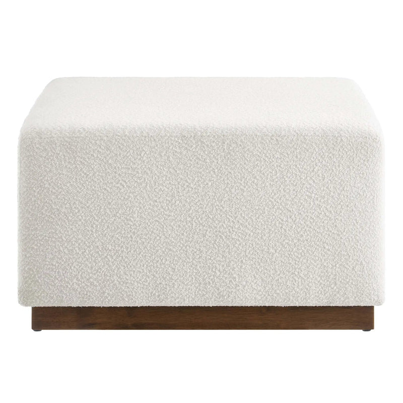 Tilden Large 28" Square Boucle Upholstered Ottoman by Modway by HouseOfZazla
