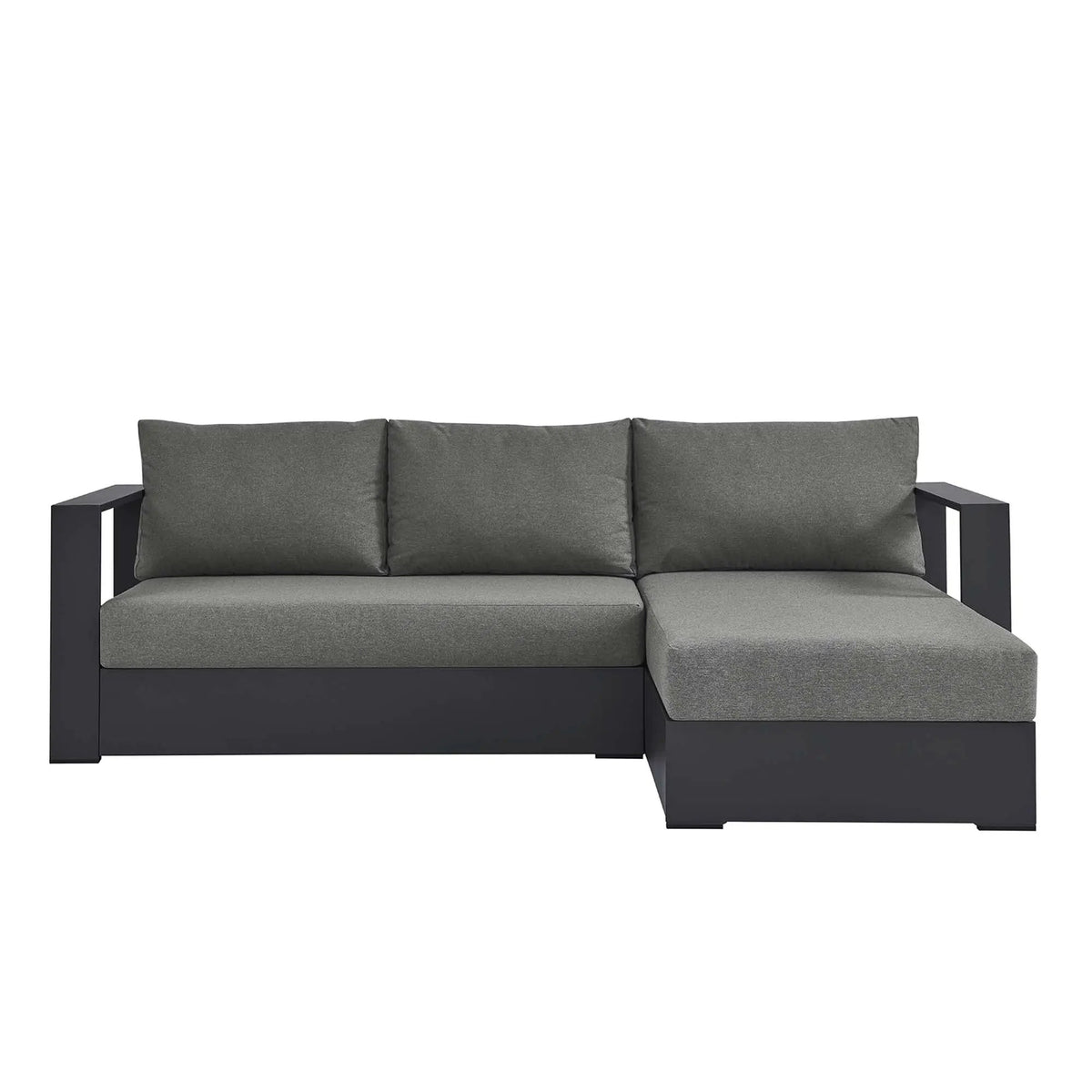 Tahoe 2-Piece Outdoor Aluminum Chaise Sectional Sofa by HouseOfZazla