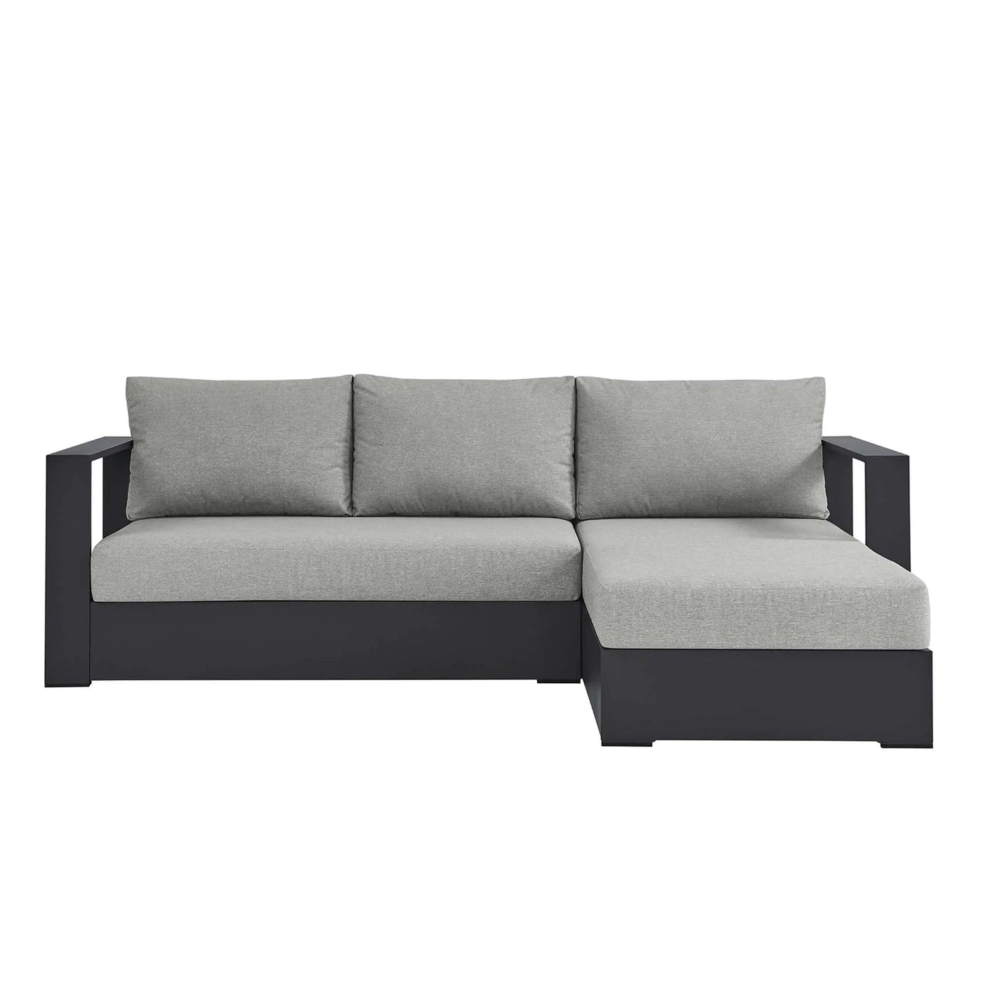 Tahoe 2-Piece Outdoor Aluminum Chaise Sectional Sofa by HouseOfZazla