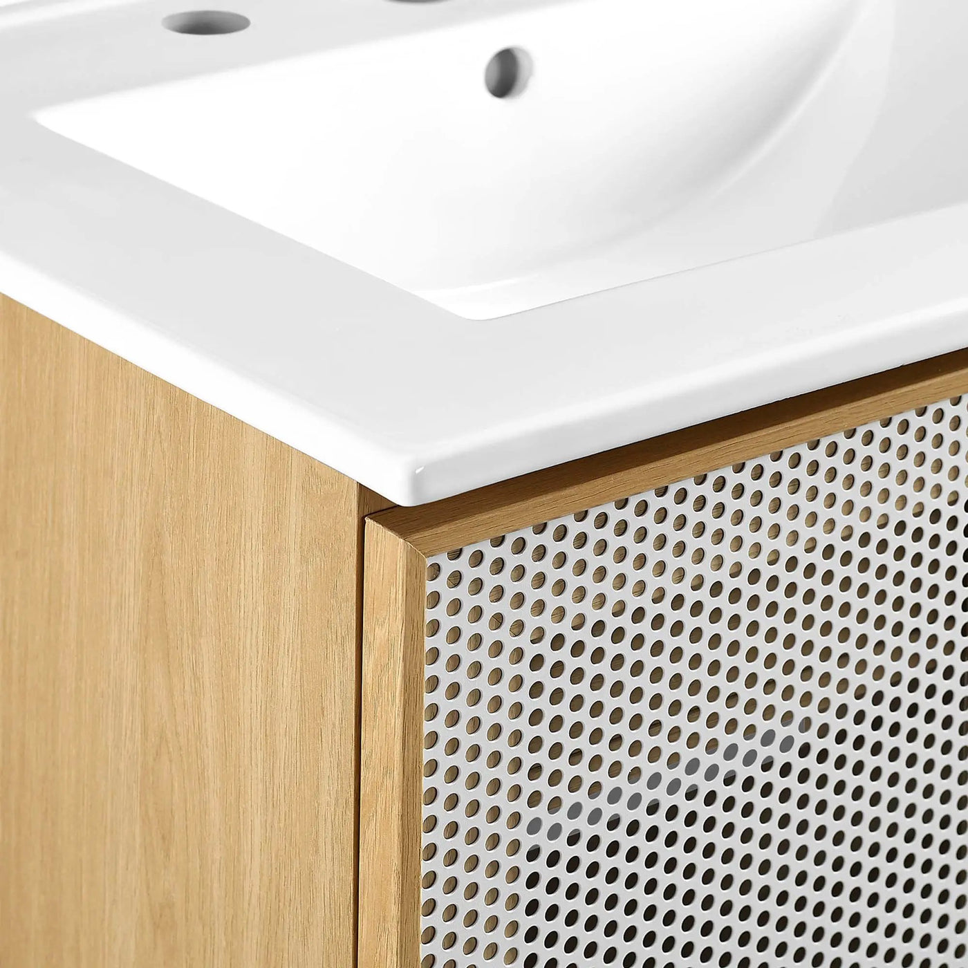 Calla 24" Perforated Metal Bathroom Vanity by Modway by HouseOfZazla