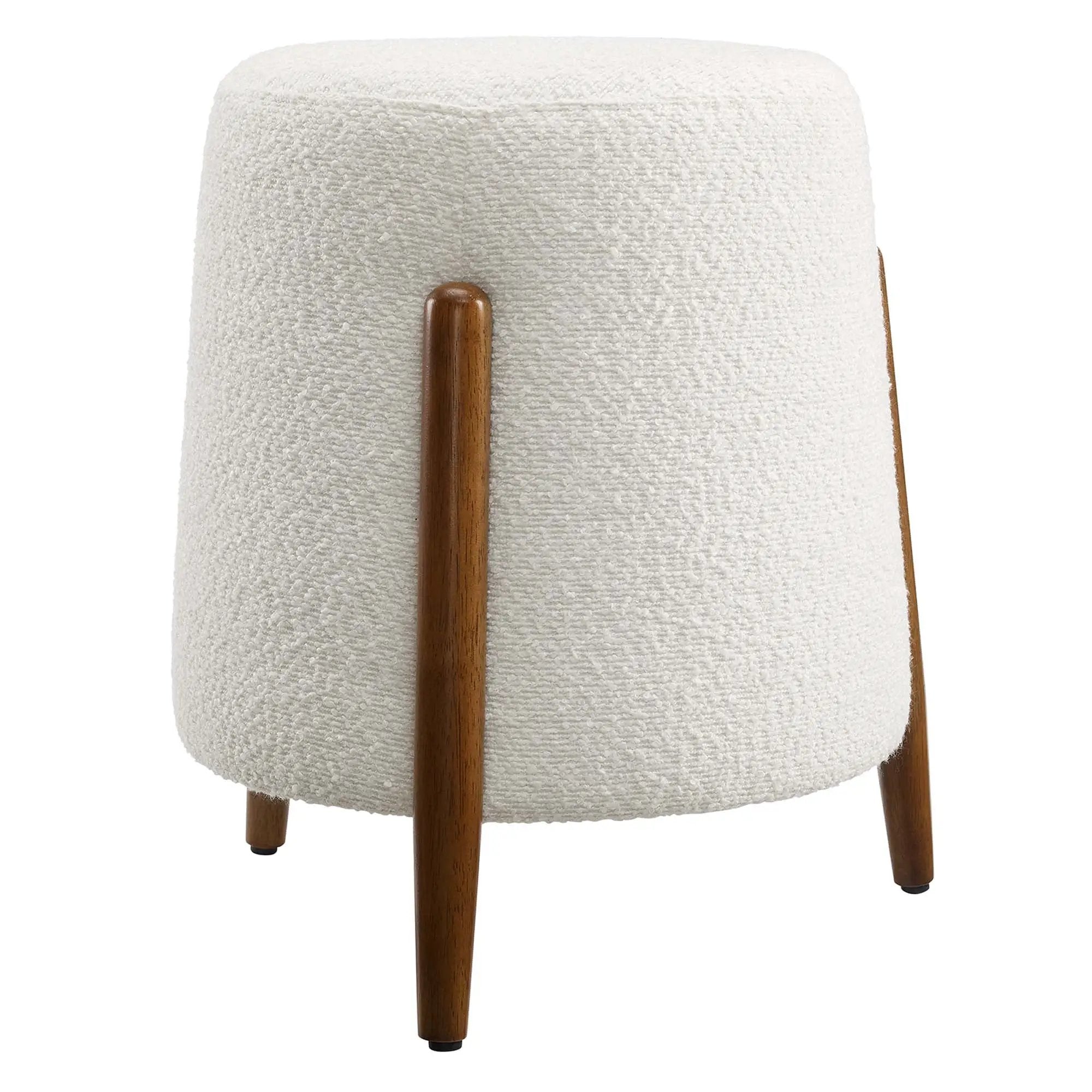 Riven Upholstered Boucle Fabric Ottoman by Modway by HouseOfZazla