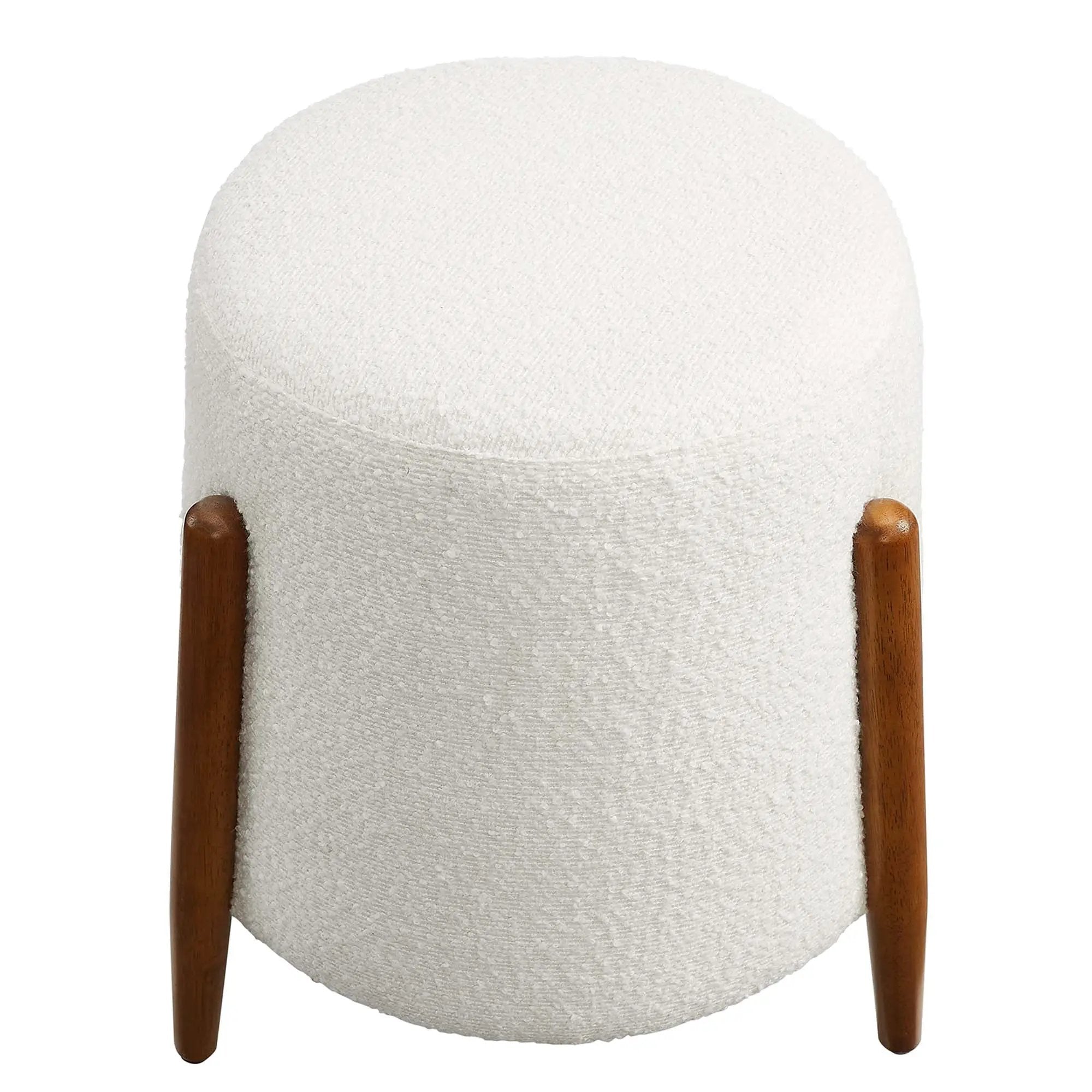 Riven Upholstered Boucle Fabric Ottoman by Modway by HouseOfZazla