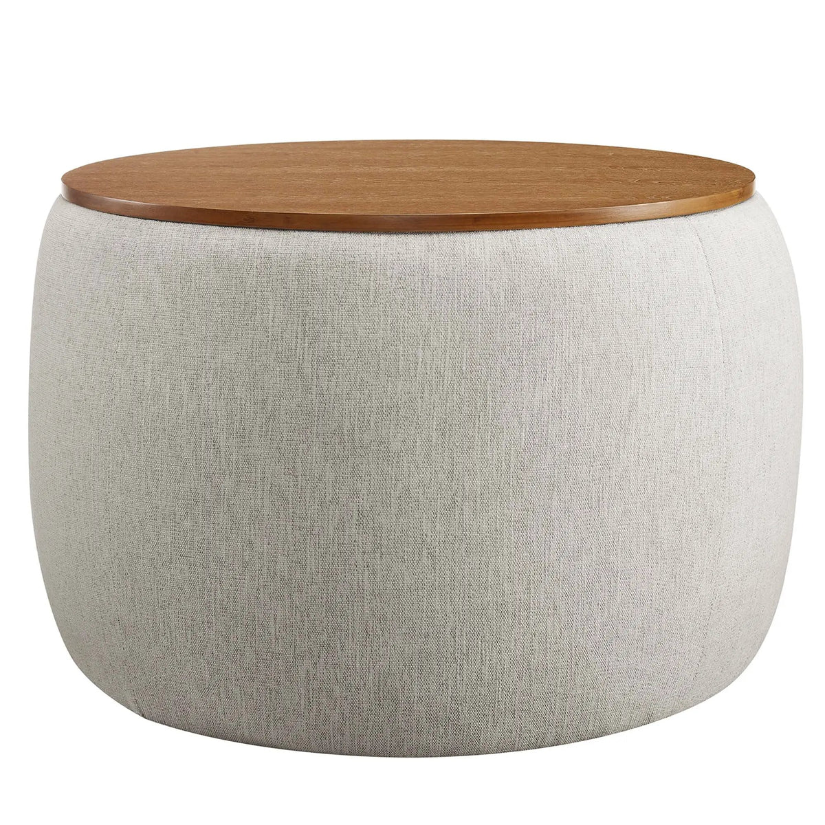 Perla Woven Heathered Fabric Upholstered Storage Ottoman by Modway by HouseOfZazla