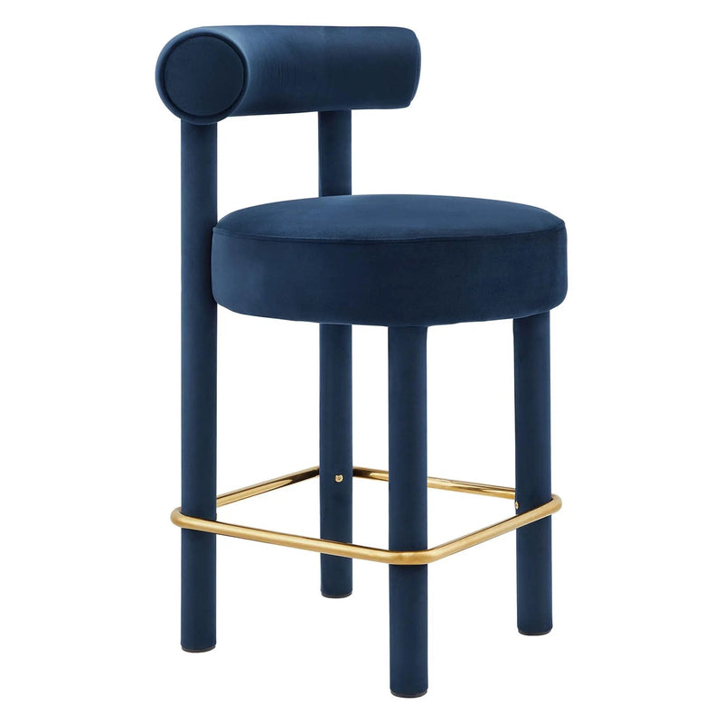 Toulouse Performance Velvet Counter Stool Set of 2 by Modway by HouseOfZazla
