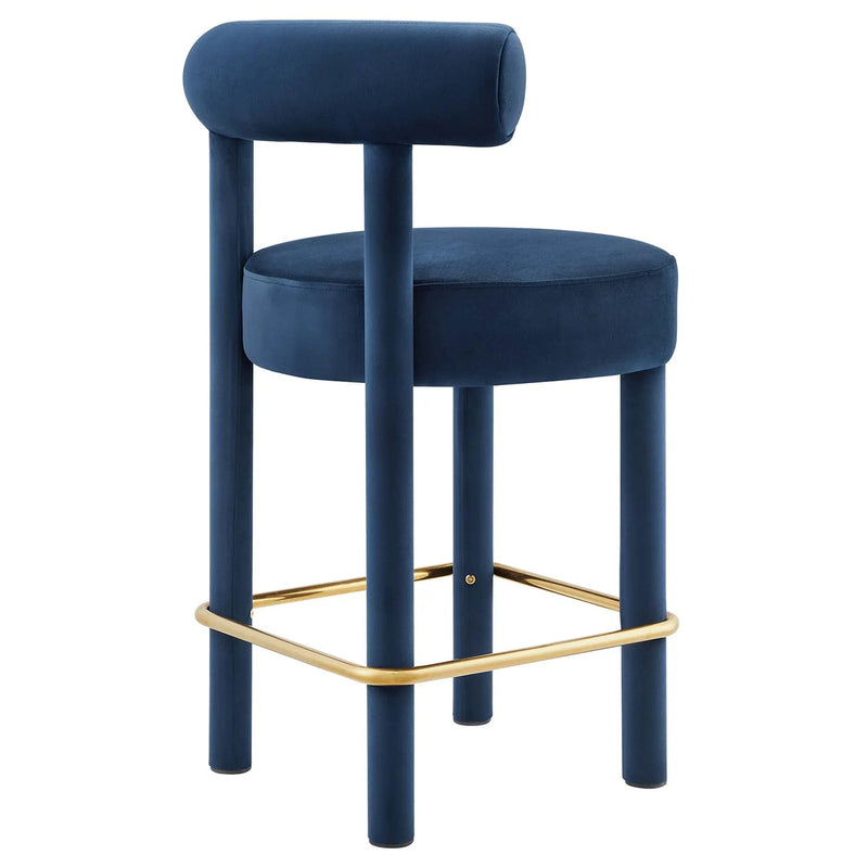Toulouse Performance Velvet Counter Stool Set of 2 by Modway by HouseOfZazla