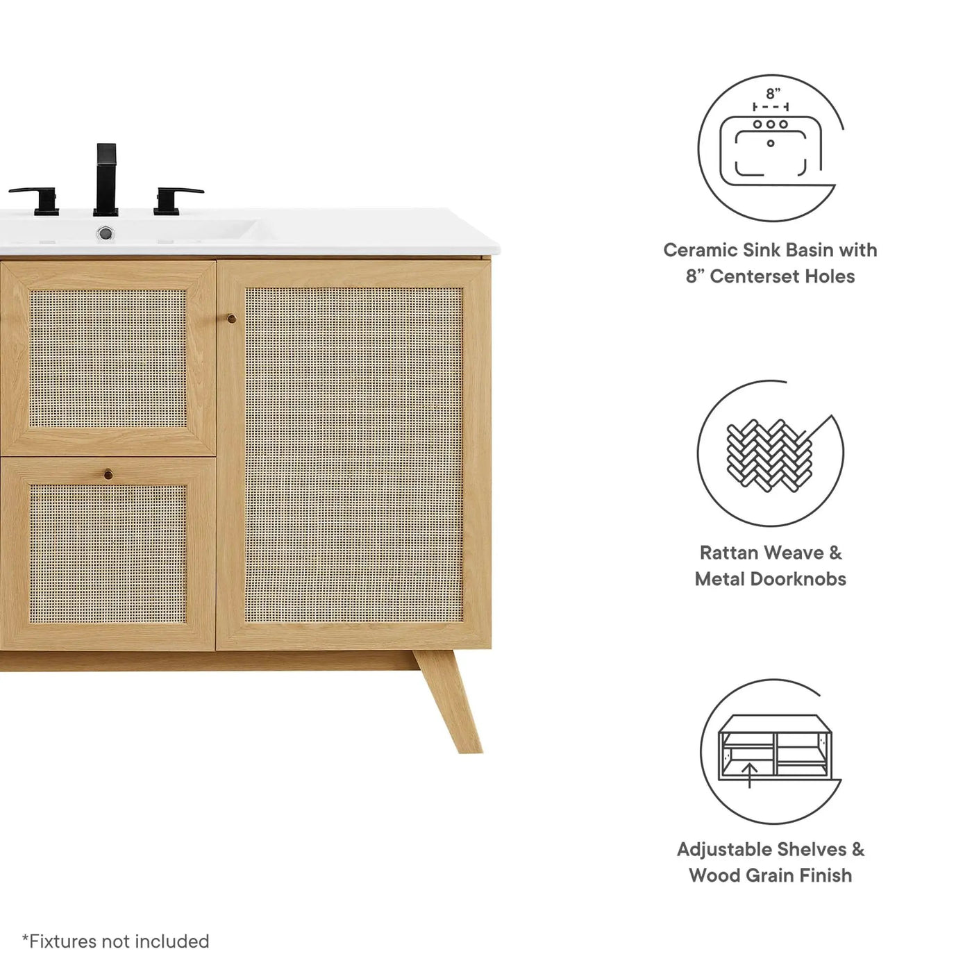Soma 48" Single Sink Bathroom Vanity by Modway by HouseOfZazla