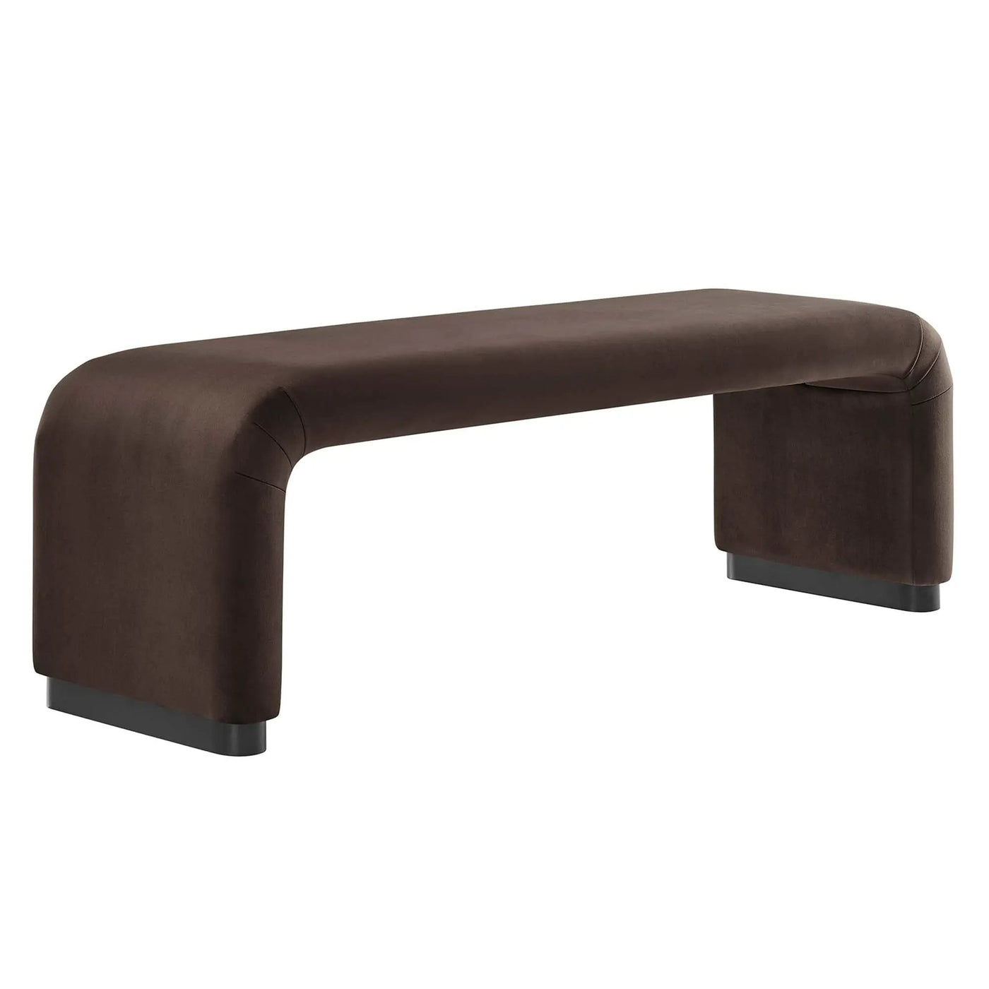 Koda Performance Velvet Waterfall Long Bench by Modway by HouseOfZazla