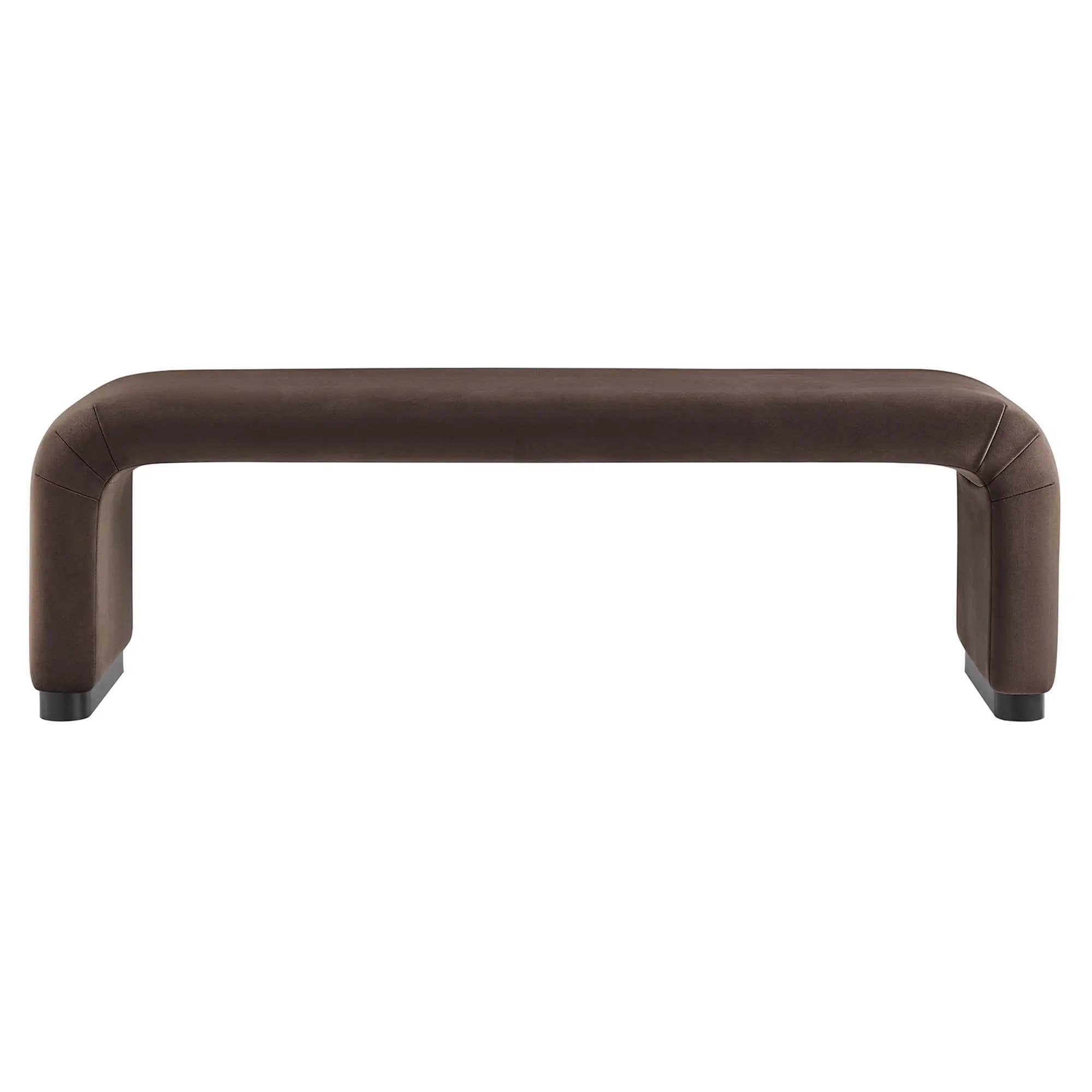 Koda Performance Velvet Waterfall Long Bench by Modway by HouseOfZazla