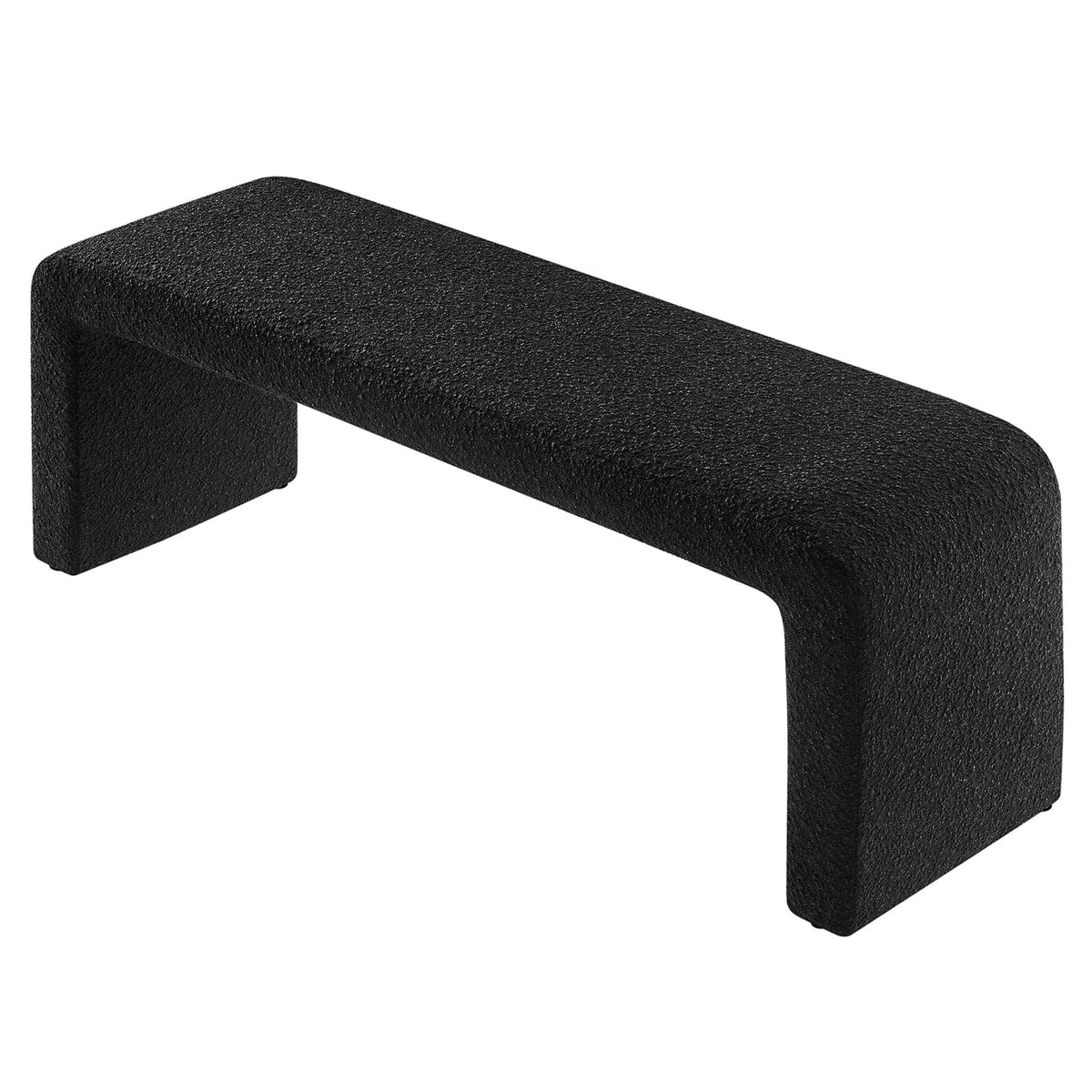 Simba Boucle Fabric Waterfall Long Bench by Modway by HouseOfZazla