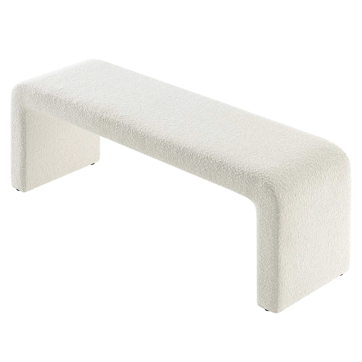 Simba Boucle Fabric Waterfall Long Bench by Modway by HouseOfZazla
