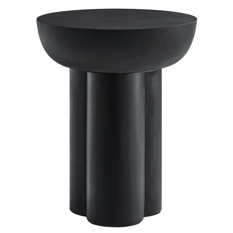 Caspian Round Concrete Side Table by Modway by HouseOfZazla