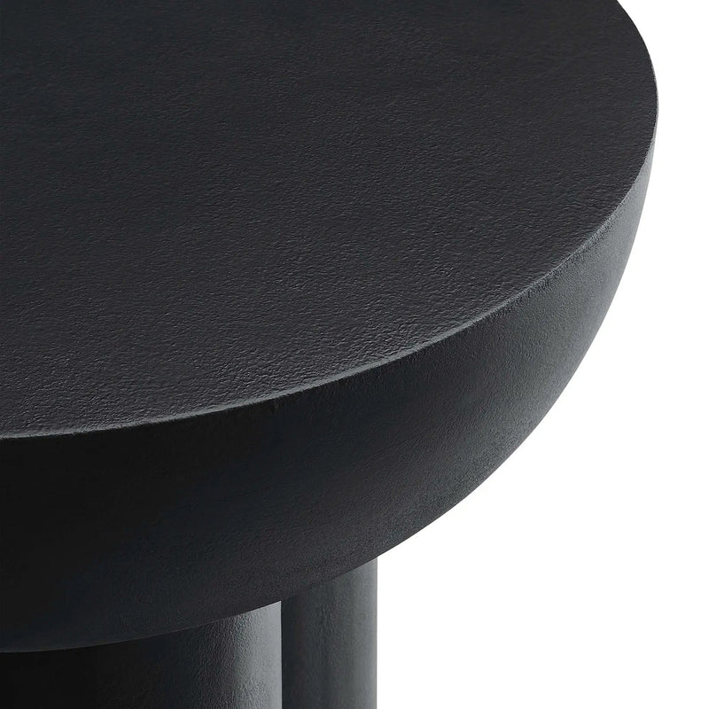 Caspian Round Concrete Side Table by Modway by HouseOfZazla