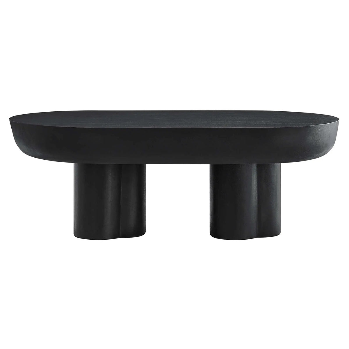Caspian Oval Concrete Coffee Table by Modway by HouseOfZazla