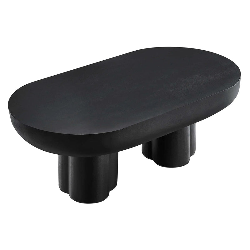Caspian Oval Concrete Coffee Table by Modway by HouseOfZazla