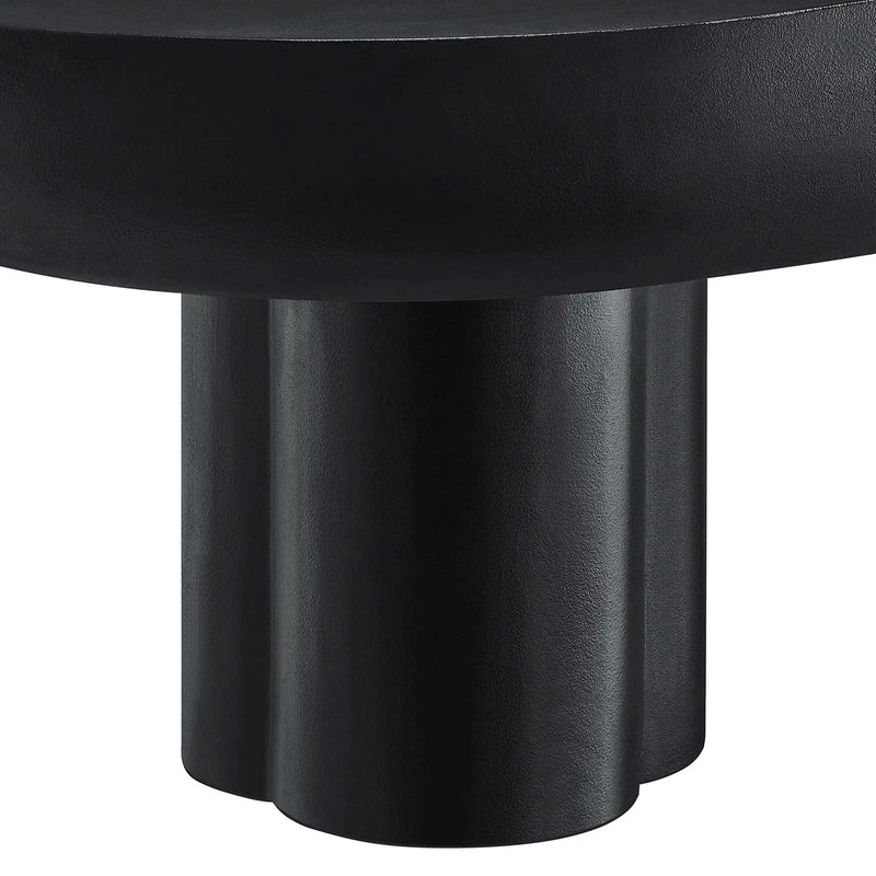 Caspian Oval Concrete Coffee Table by Modway by HouseOfZazla
