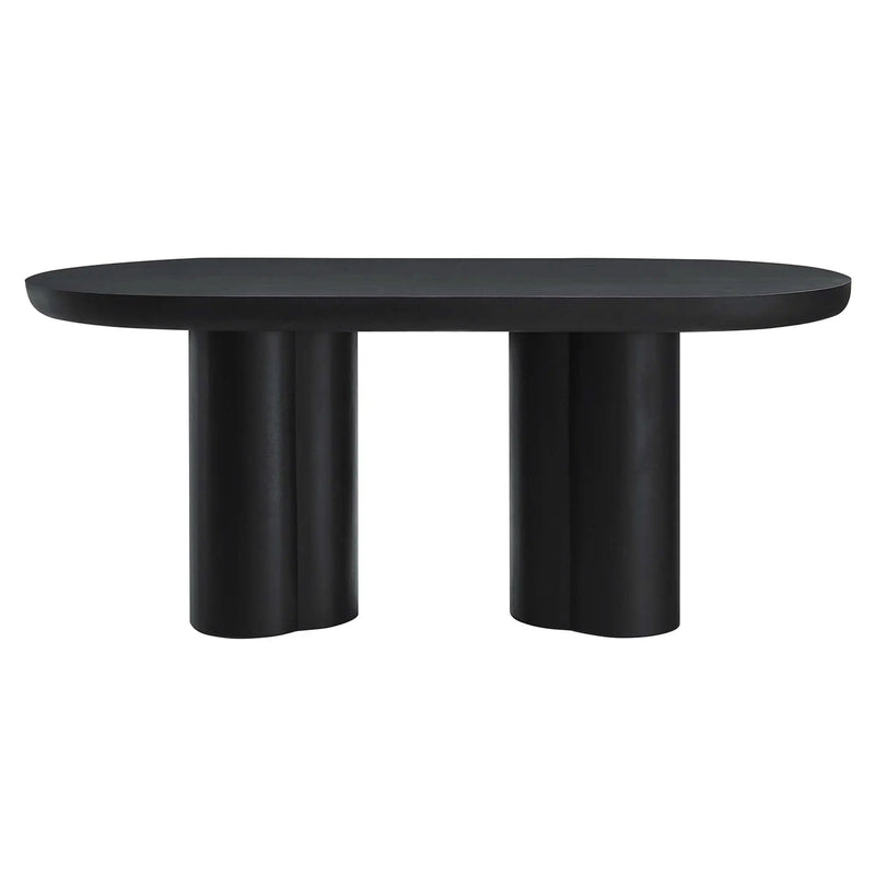 Caspian 72" Oval Concrete Dining Table by Modway by HouseOfZazla