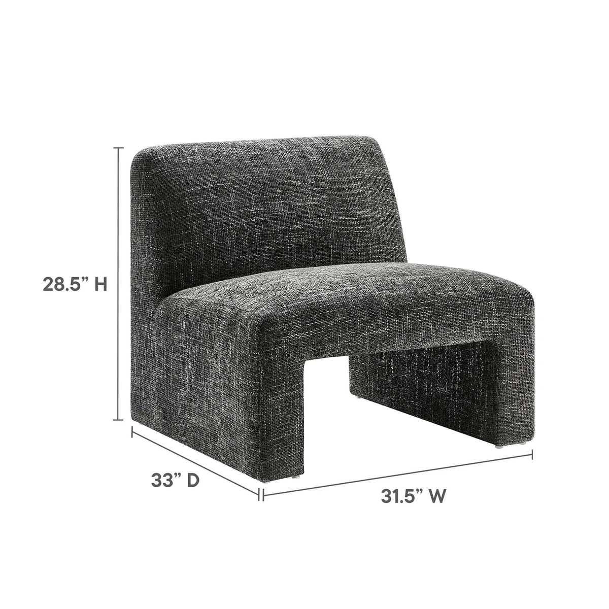 Amita Chenille Upholstered Accent Chair by Modway by HouseOfZazla