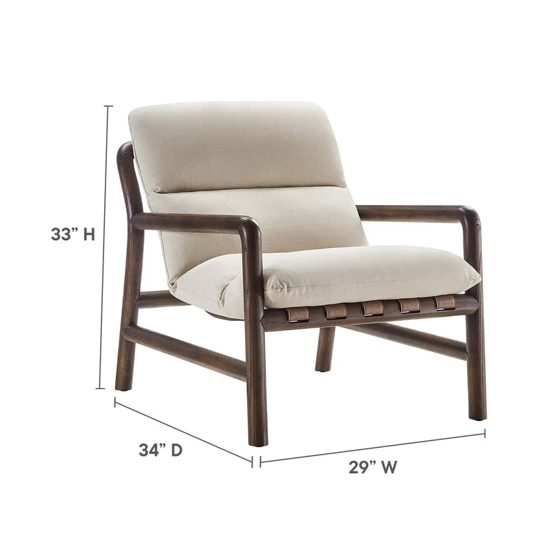 Paxton Wood Sling Chair by Modway by HouseOfZazla