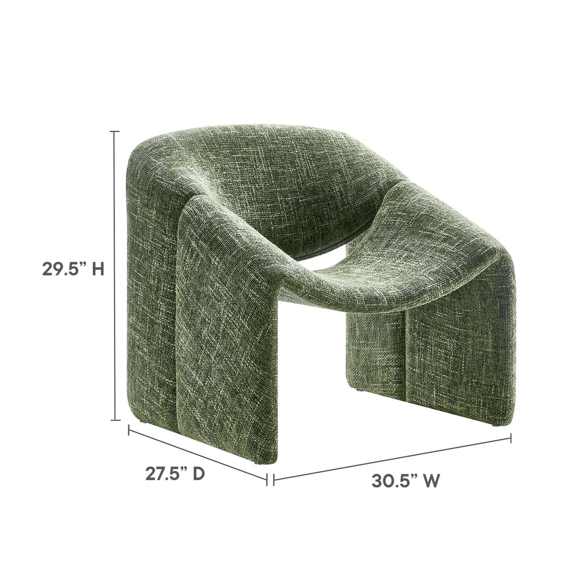 Vivi Chenille Upholstered Accent Chair by Modway by HouseOfZazla
