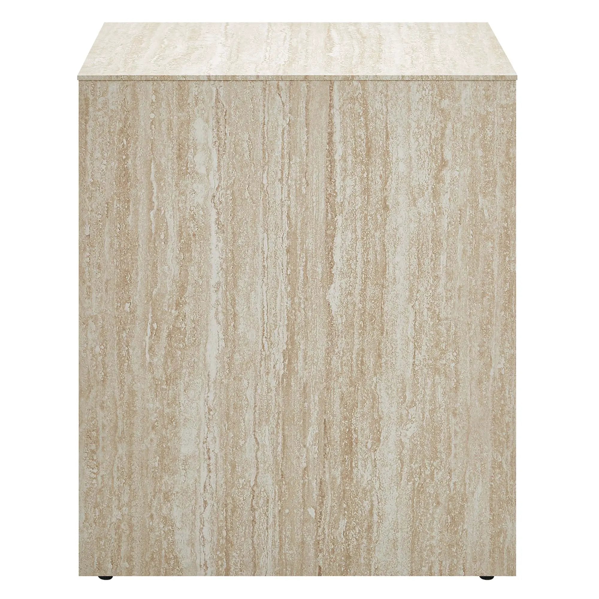 Mirella Faux Travertine Side Table by Modway by HouseOfZazla