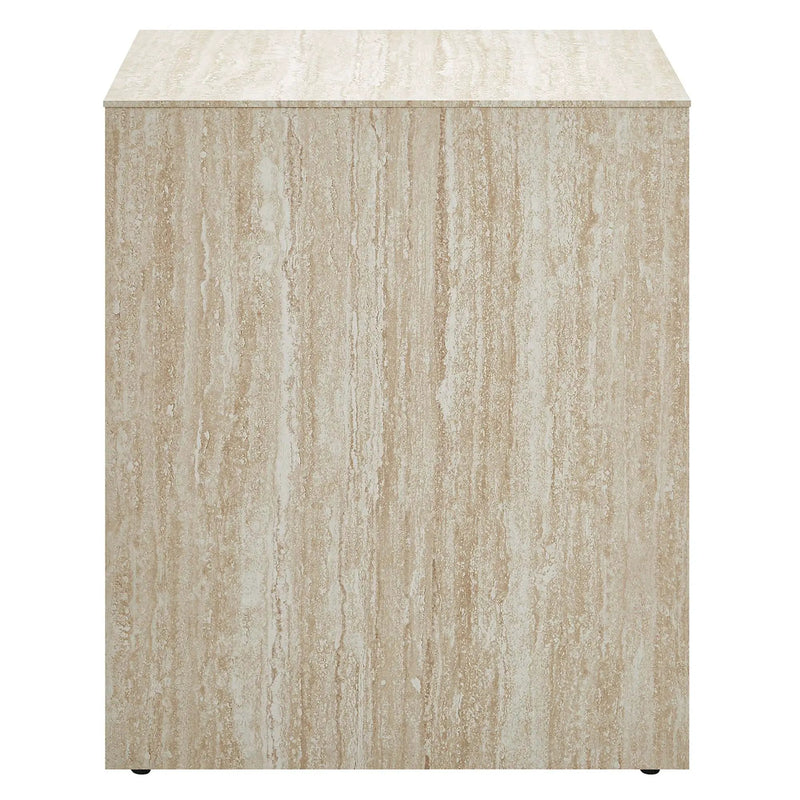 Mirella Faux Travertine Side Table by Modway by HouseOfZazla
