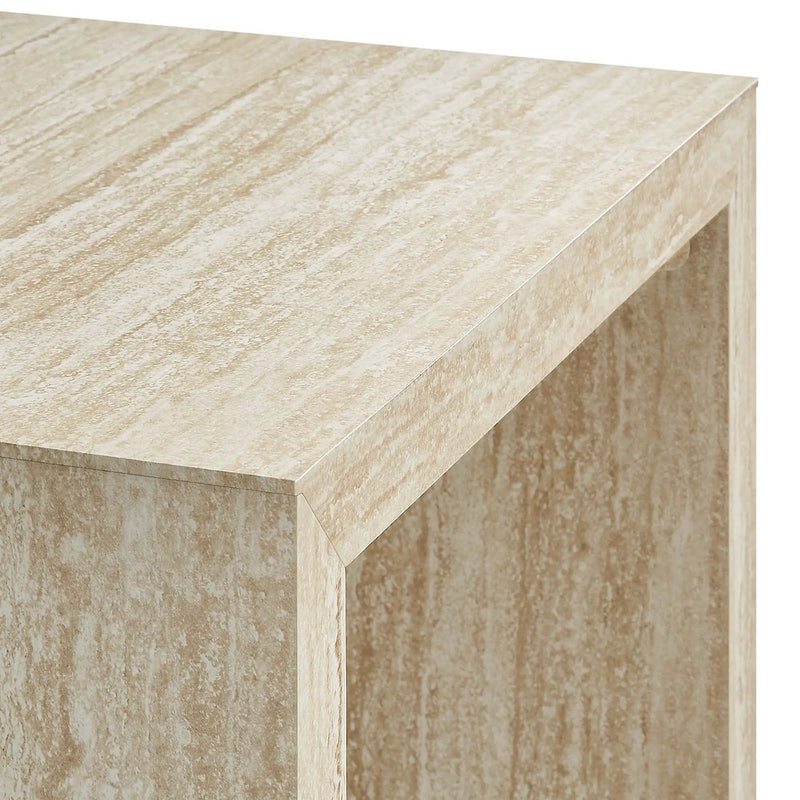 Mirella Faux Travertine Side Table by Modway by HouseOfZazla