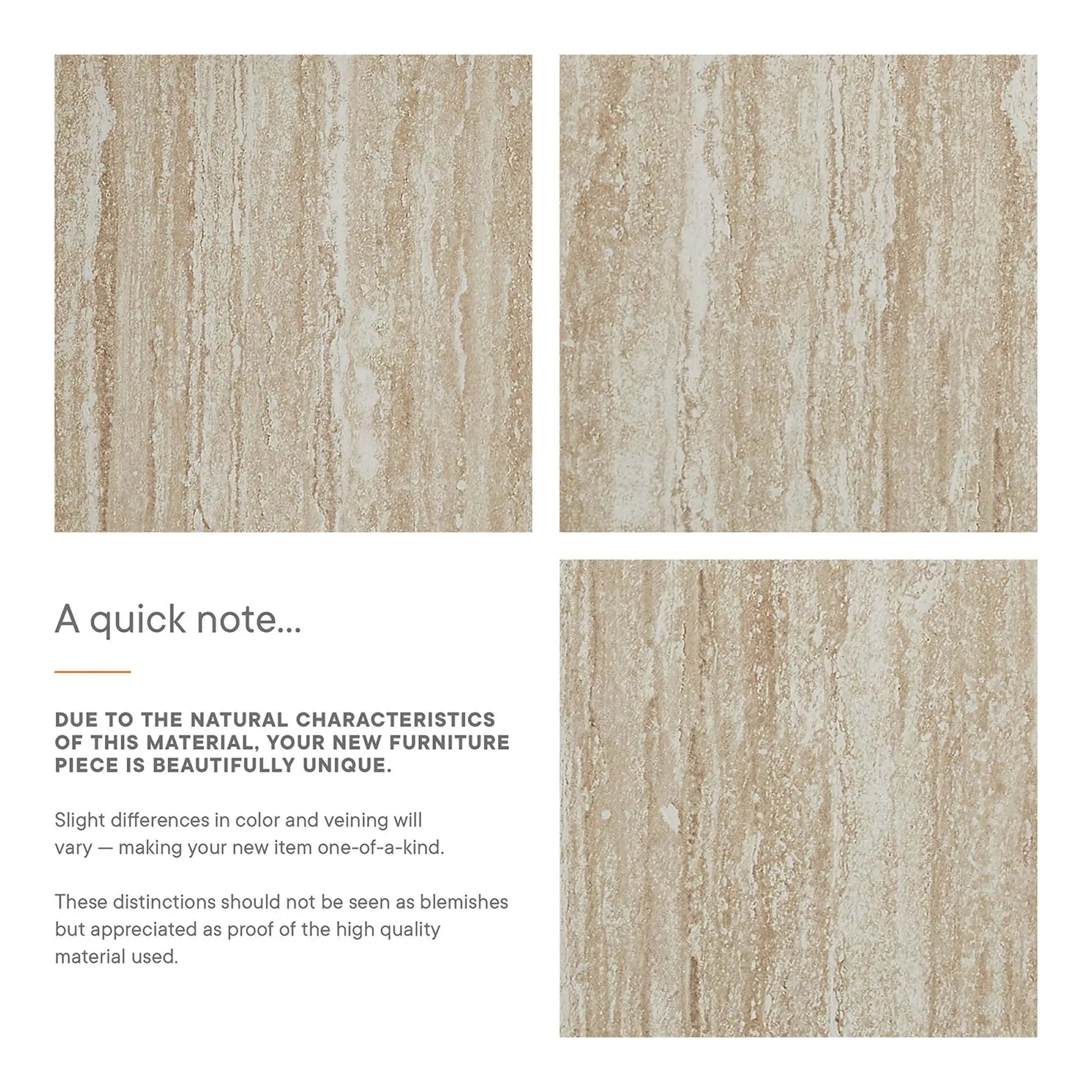 Mirella 62" Faux Travertine Long Bench by Modway by HouseOfZazla