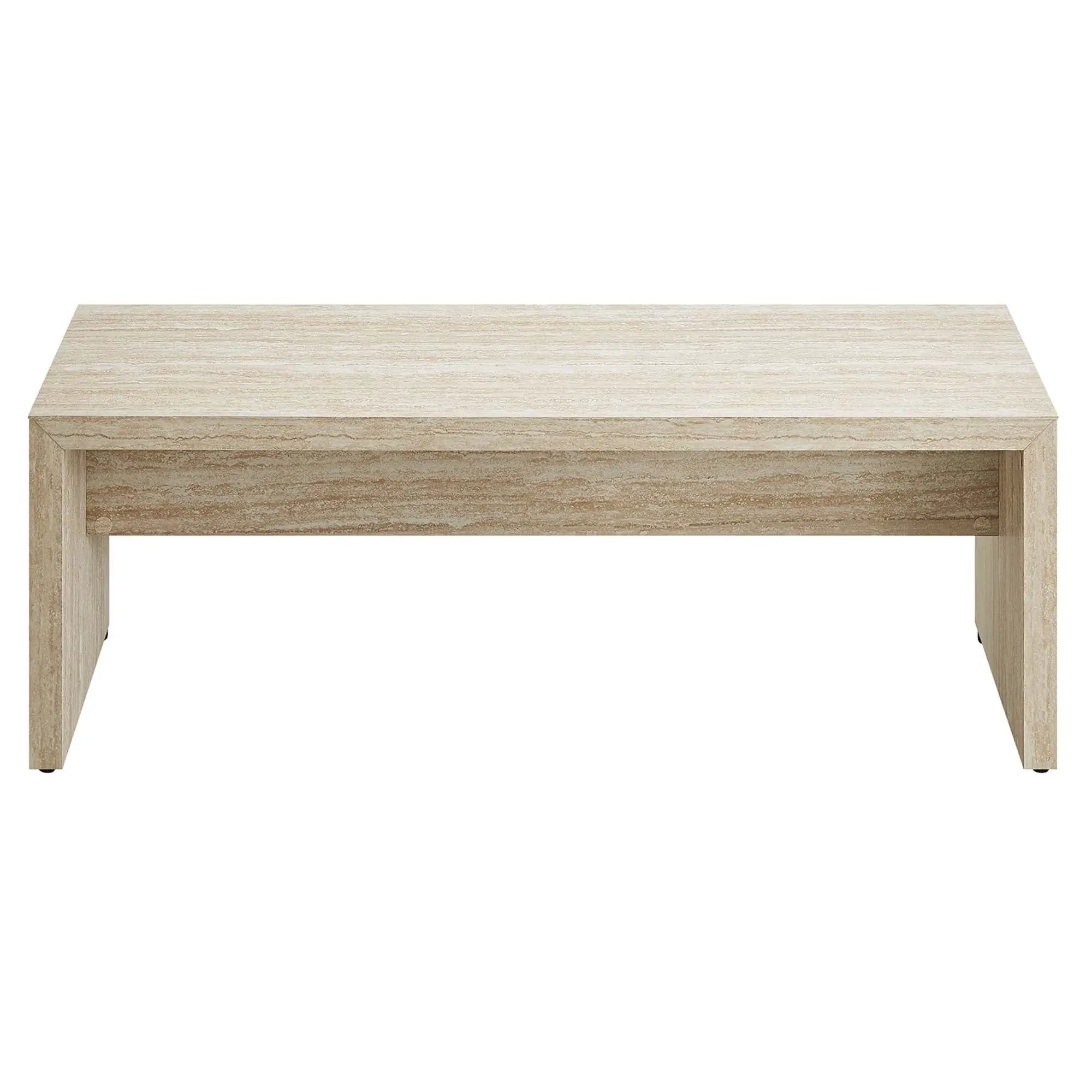 Mirella 53.5" Faux Travertine Indoor Bench by Modway by HouseOfZazla