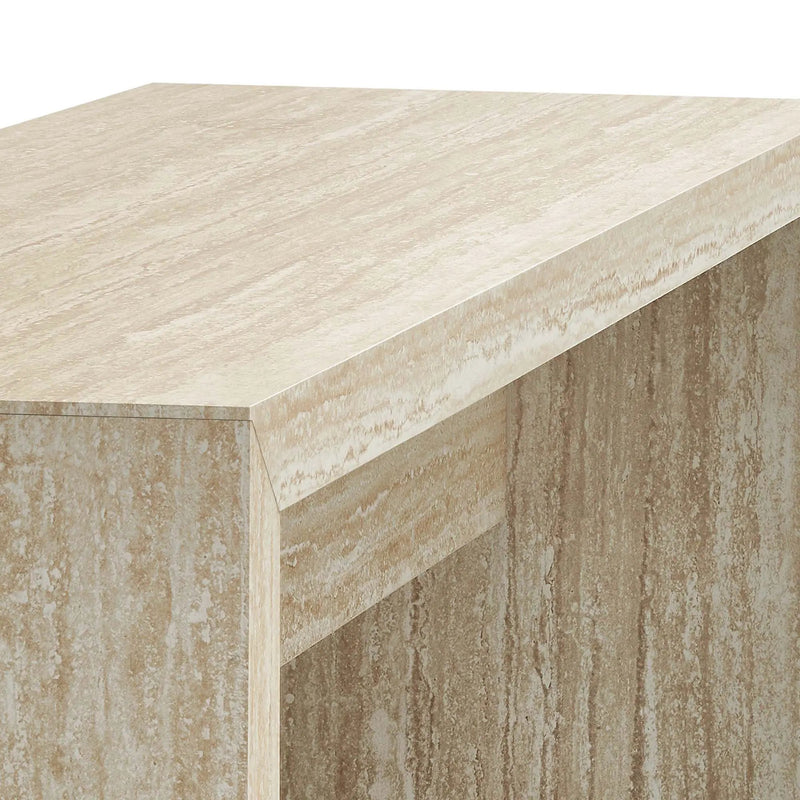 Mirella 53.5" Faux Travertine Indoor Bench by Modway by HouseOfZazla