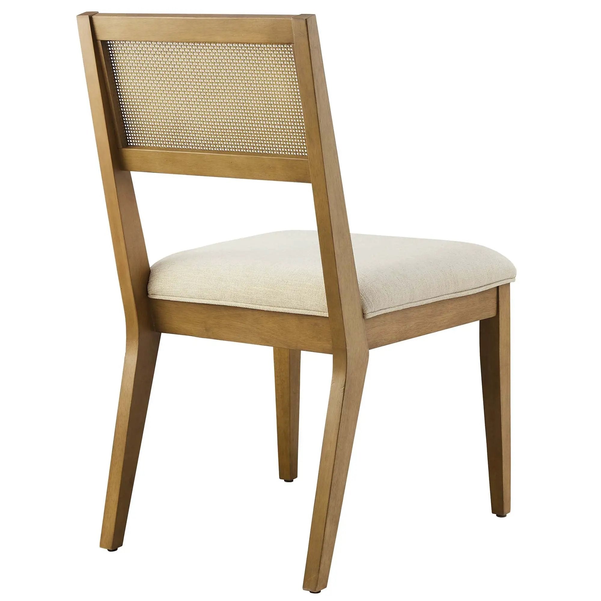 Nimba Faux Rattan Fabric Dining Chairs Set of 2 by Modway by HouseOfZazla