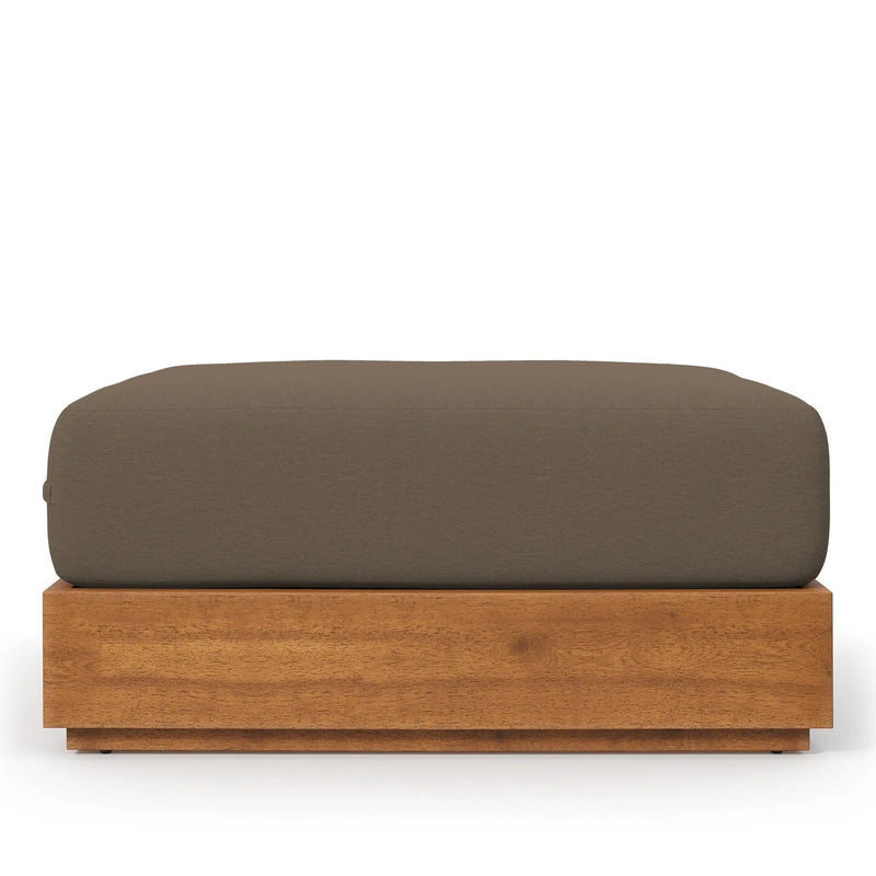 Tahoe Outdoor Patio Acacia Wood Ottoman by Modway by HouseOfZazla