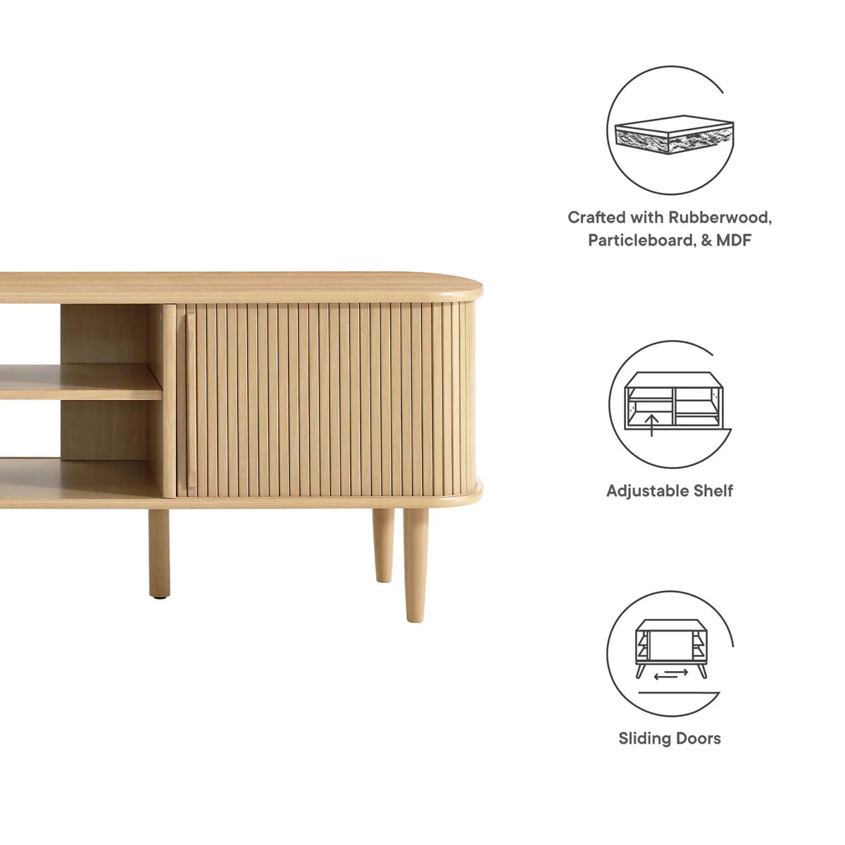 Contour 63" Wood TV Stand by Modway by HouseOfZazla