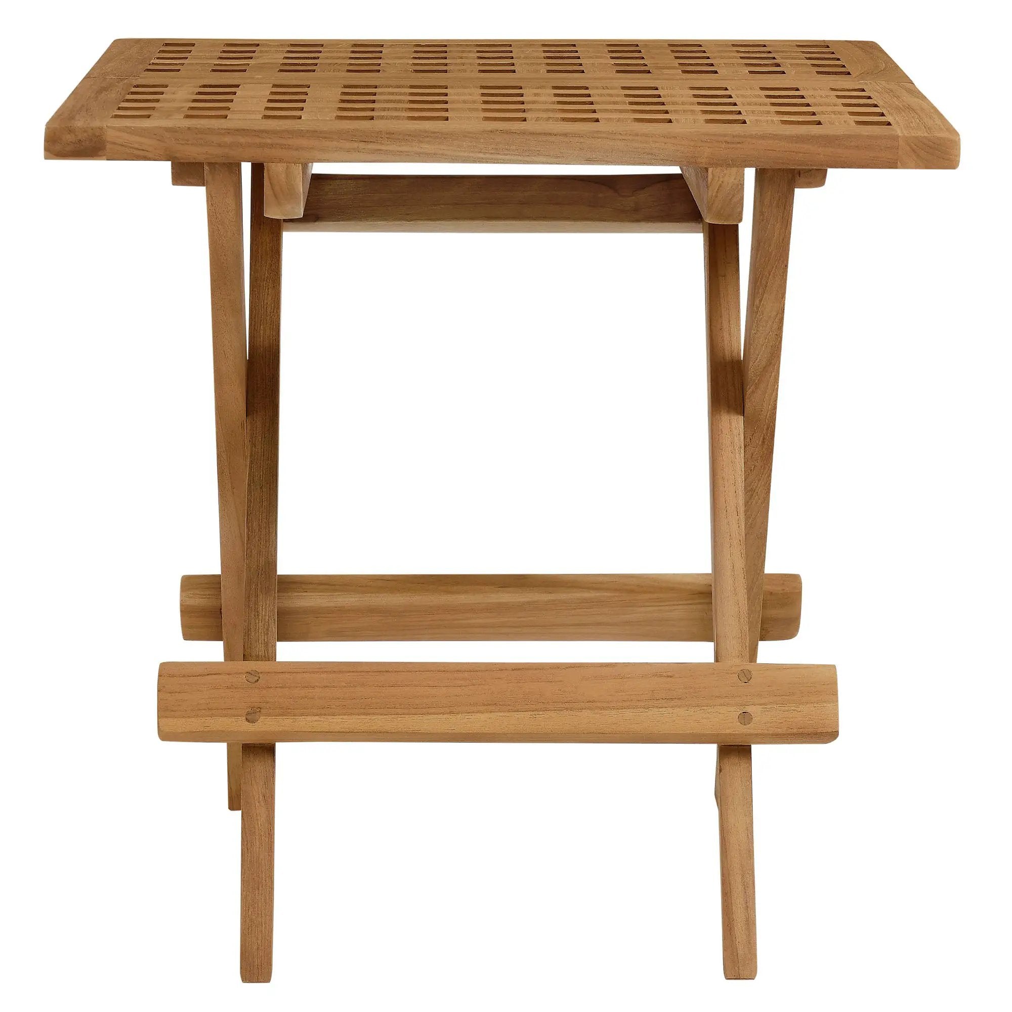Vienna Outdoor Patio Teak Wood Side Table by Modway by HouseOfZazla