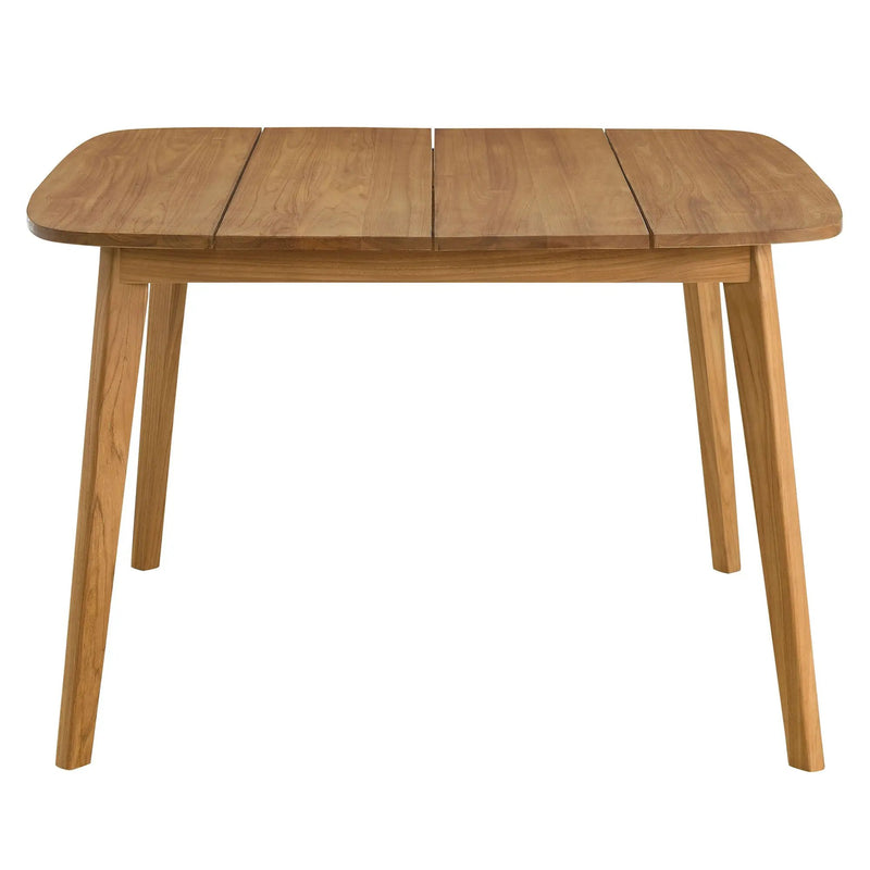 Vienna 46" Square Outdoor Patio Teak Wood Dining Table by Modway by HouseOfZazla