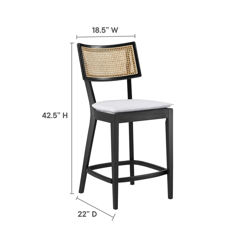 Caledonia Wood Counter Stools Set of 2 by Modway by HouseOfZazla