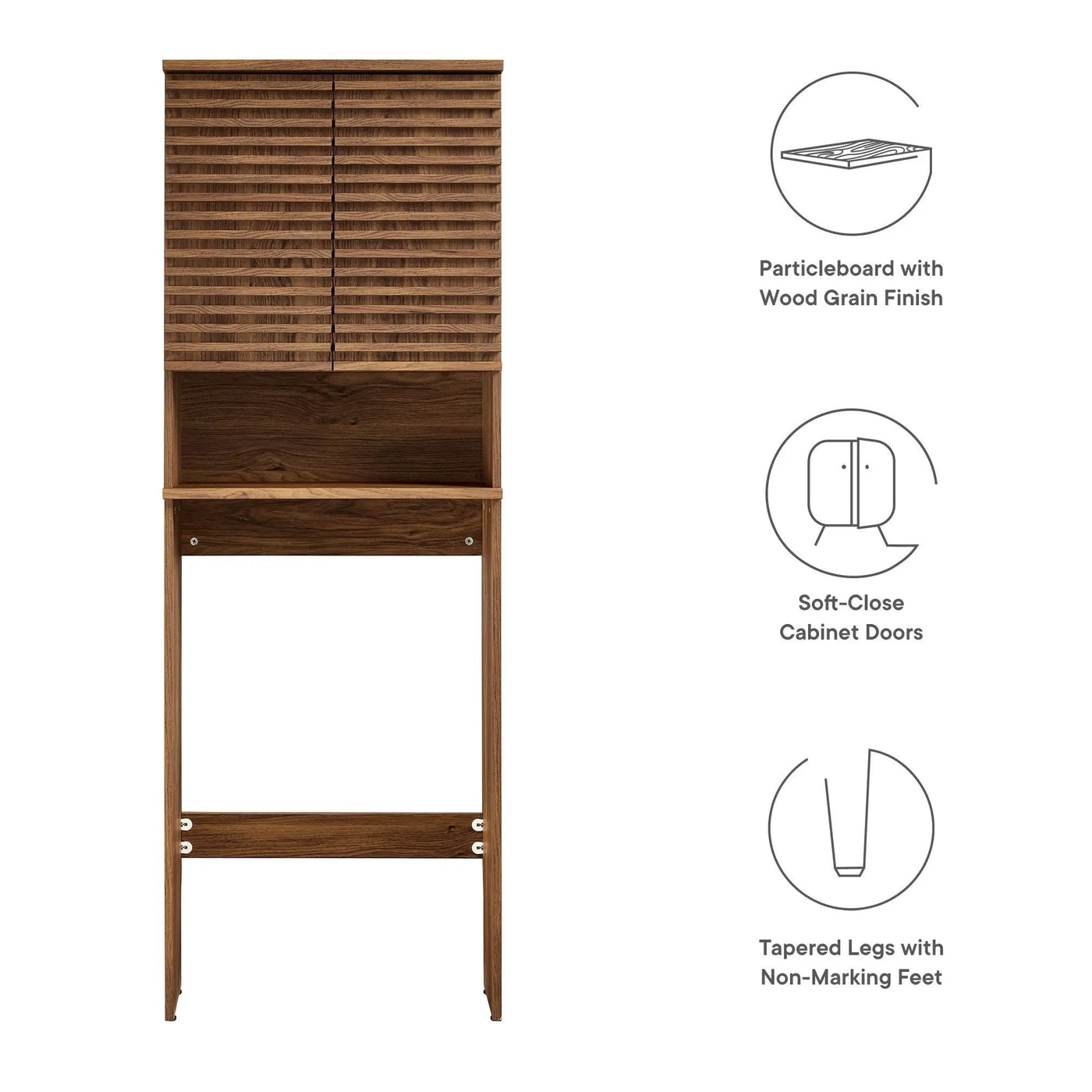 Render Over the Toilet Bathroom Storage Cabinet by Modway by HouseOfZazla