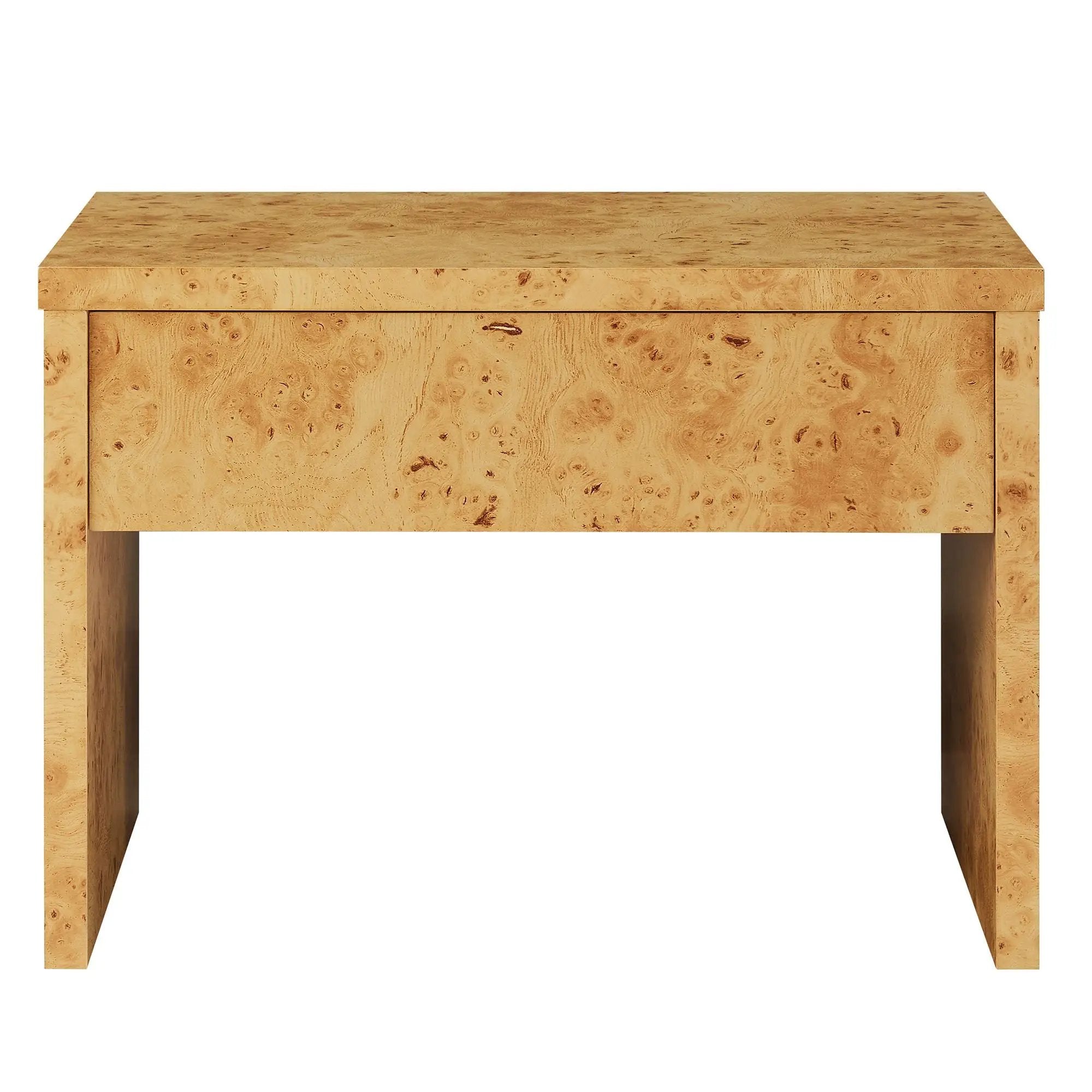 Hudson 1-Drawer Burl Wood Nightstand by Modway by HouseOfZazla