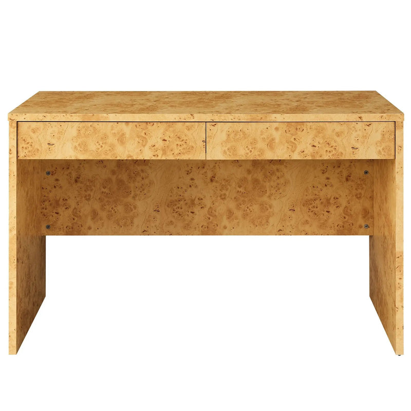 Hudson 2-Drawer Burl Wood Desk by Modway by HouseOfZazla
