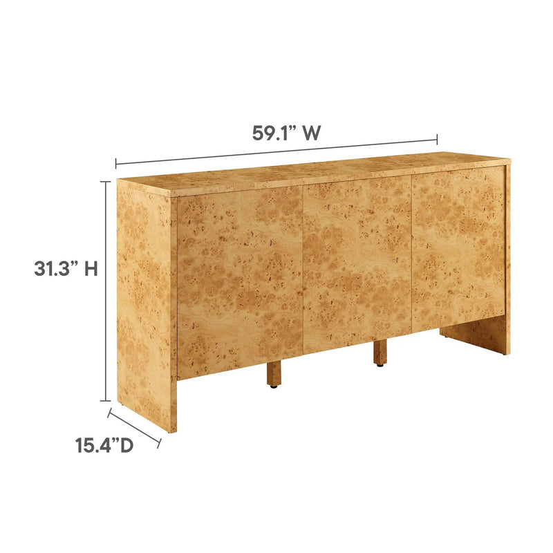 Hudson 60" Burl Wood Sideboard by Modway by HouseOfZazla