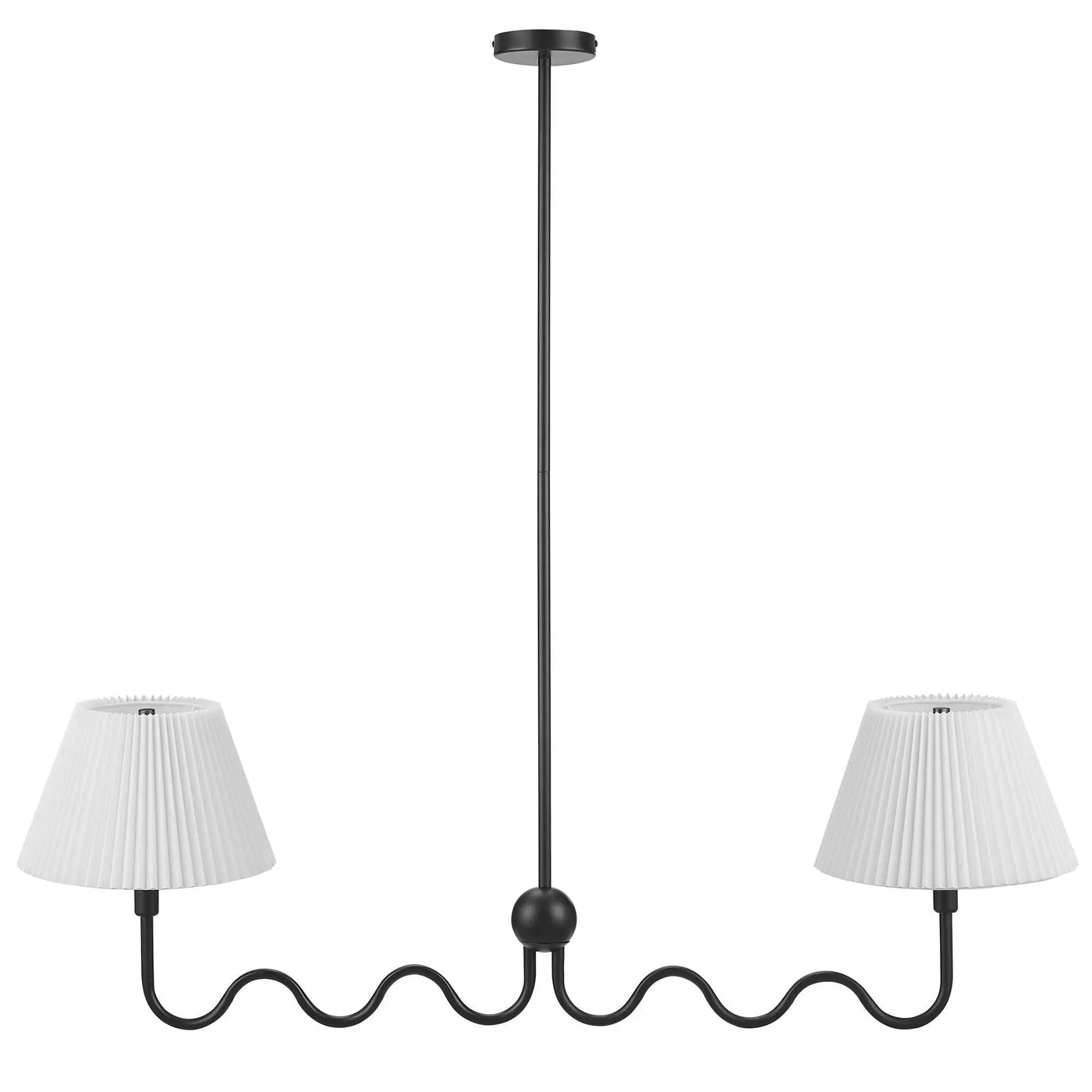 Wave Squiggle 2-Arm Pendant Light by Modway by HouseOfZazla