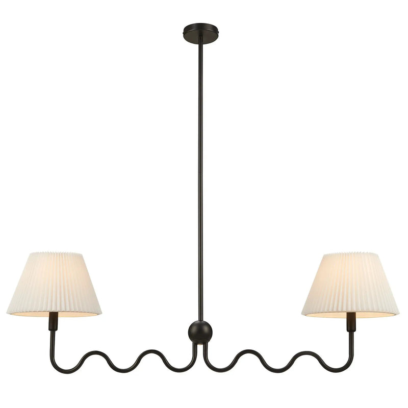 Wave Squiggle 2-Arm Pendant Light by Modway by HouseOfZazla