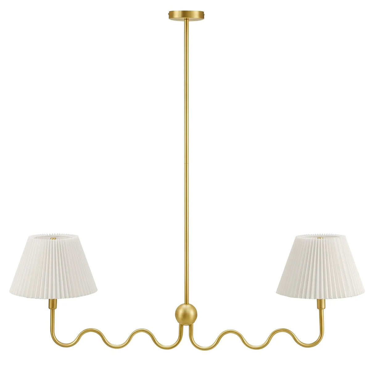 Wave Squiggle 2-Arm Pendant Light by Modway by HouseOfZazla