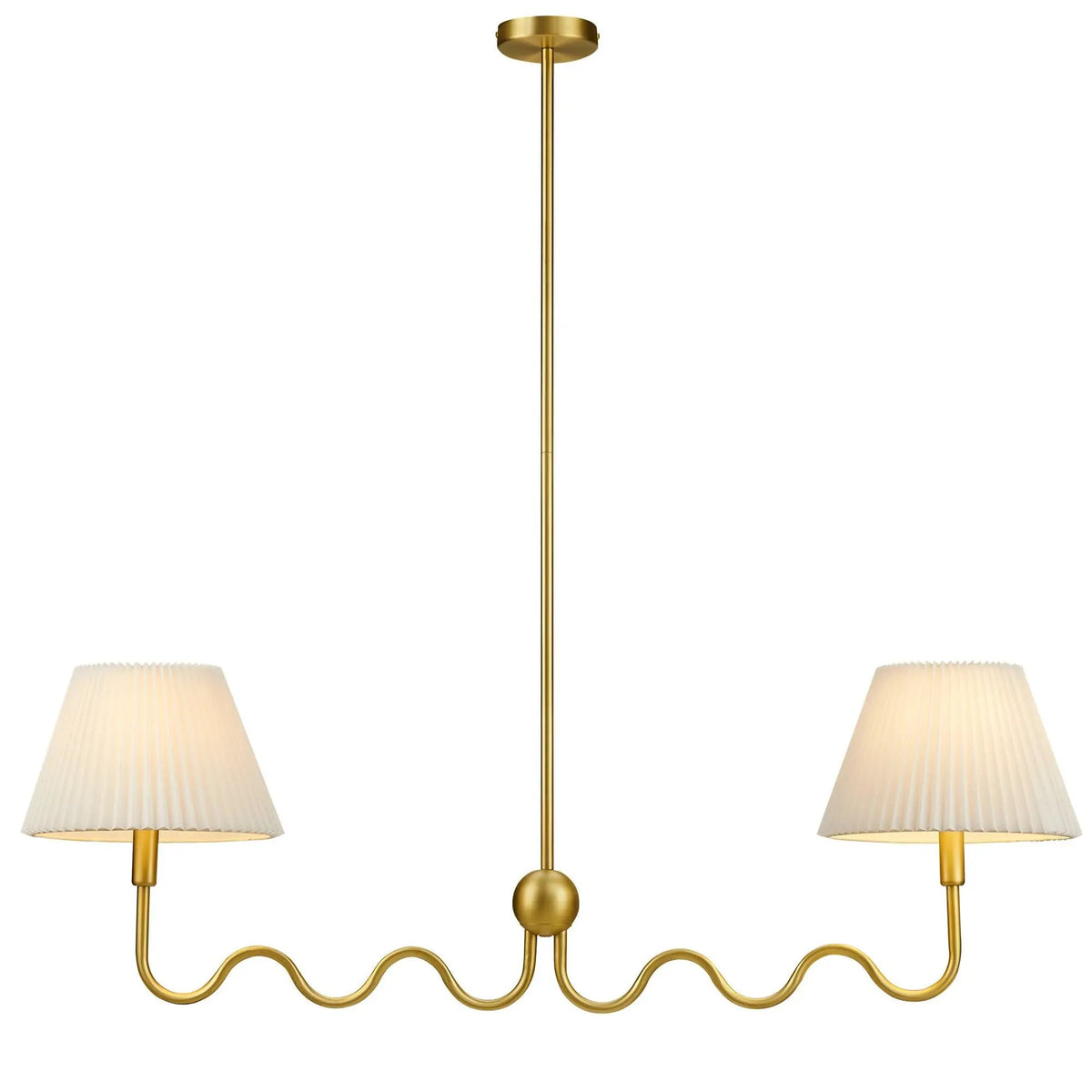 Wave Squiggle 2-Arm Pendant Light by Modway by HouseOfZazla
