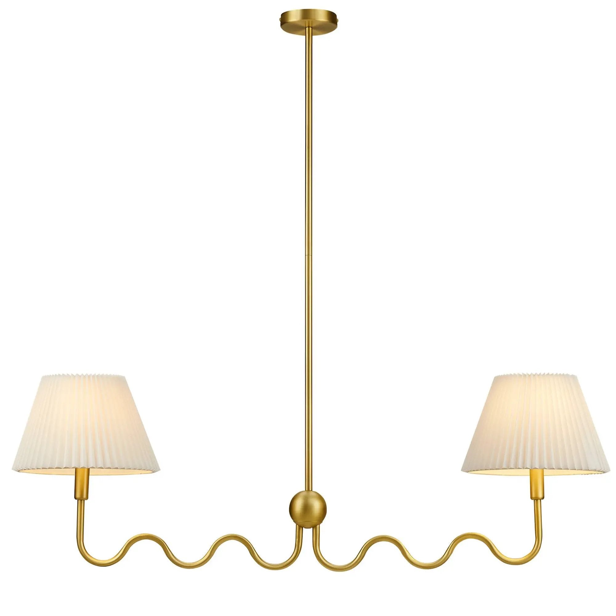Wave Squiggle 2-Arm Pendant Light by Modway by HouseOfZazla