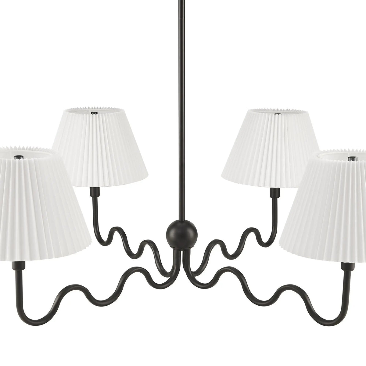 Wave Squiggle 4-Arm Pendant Light by Modway by HouseOfZazla