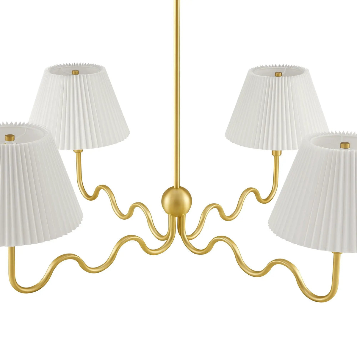 Wave Squiggle 4-Arm Pendant Light by Modway by HouseOfZazla
